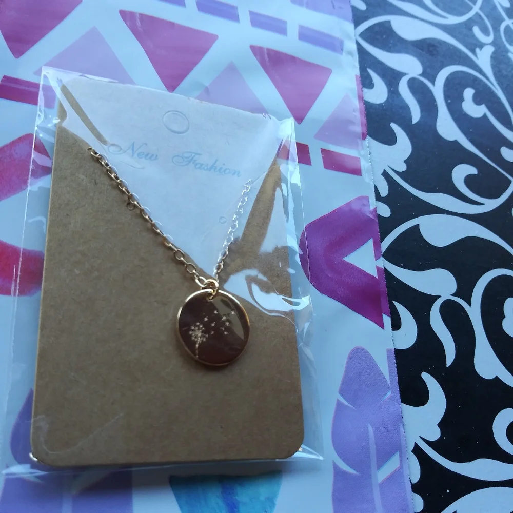 Dandelion Gold Necklace